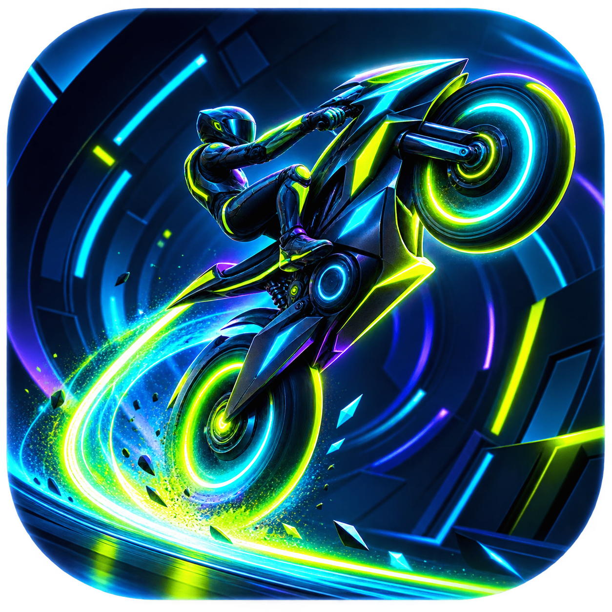 FLUX — Neon Rush app icon